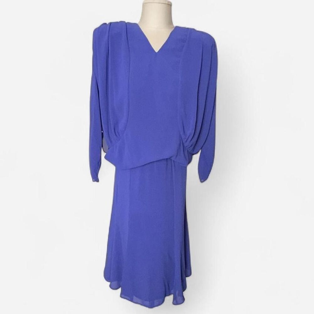 Unbranded Women's Blue and Purple Dress